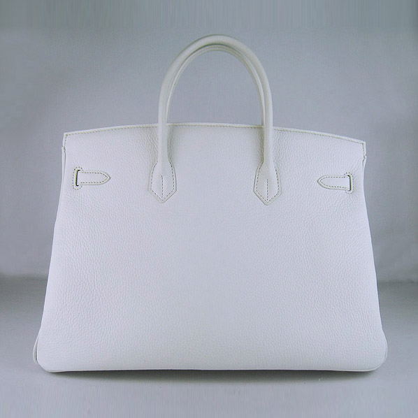 Replica Hermes Birkin 40CM Togo Bag Light White 6099 Online - Click Image to Close